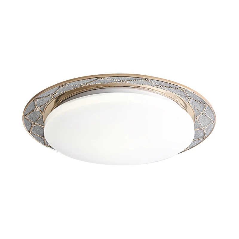 Lampada da incasso LED vetro lattimo Lampada da soffitto per camera da letto forma di luna crema vintage/grigio argento