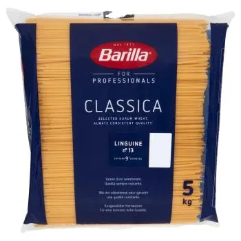 BARILLA PROFESSIONALS LINGUINE N°13 PASTA CLASSICA LUNGA CATERING FOODSERVICE 5 KG