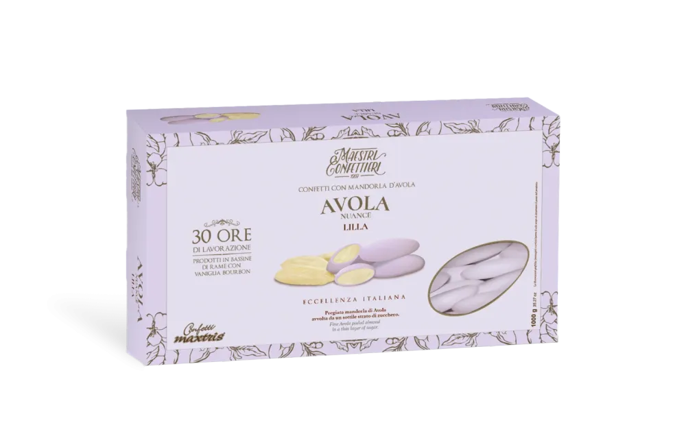 Confetti Maxtris - Avola Nuance Lilla Mandorla Classica - 1Kg