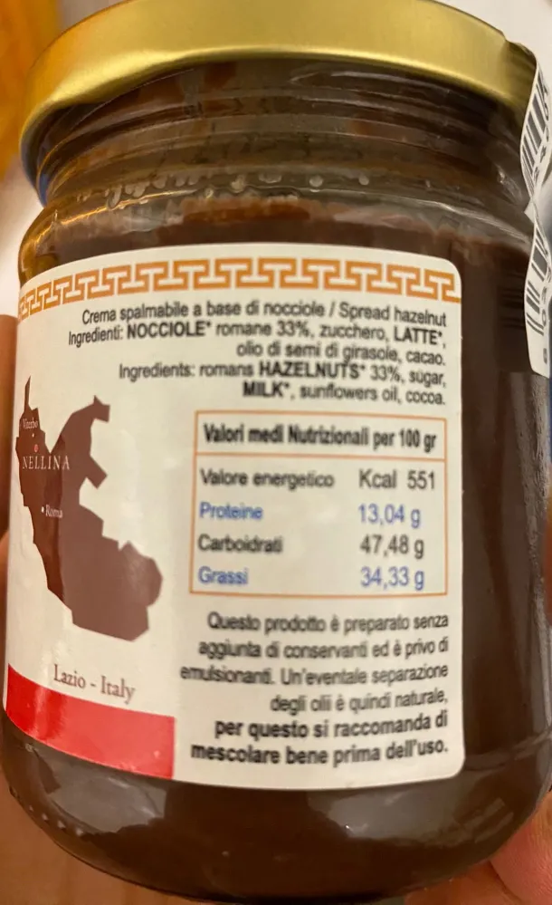 Nellina Classica (Crema di Nocciole)