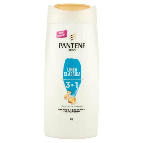 Pantene Linea Classica Shampoo 3in1 675ml (Stima) | Shampoo + Balsamo + Trattamento | Deterge, Districa & Cura | Nutrienti...