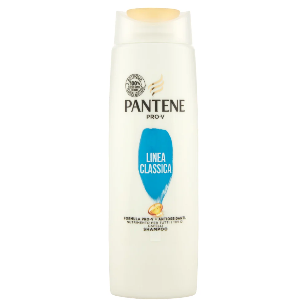 Pantene Pro-V Shampoo Linea Classica (225ml) | Nutrimento Equilibrato Quotidiano | Deterge Delicatamente con Nutrienti Att...