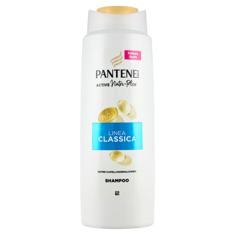 Pantene Pro-V Shampoo Linea Classica 625ml – Active Nutri-Plex per Tutti i Tipi di Capelli