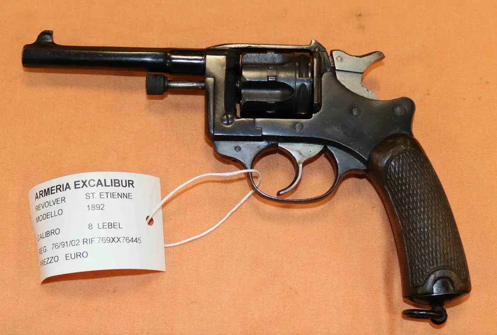 Revolver Saint Etienne Modello 1892 Calibro 8 Lebel