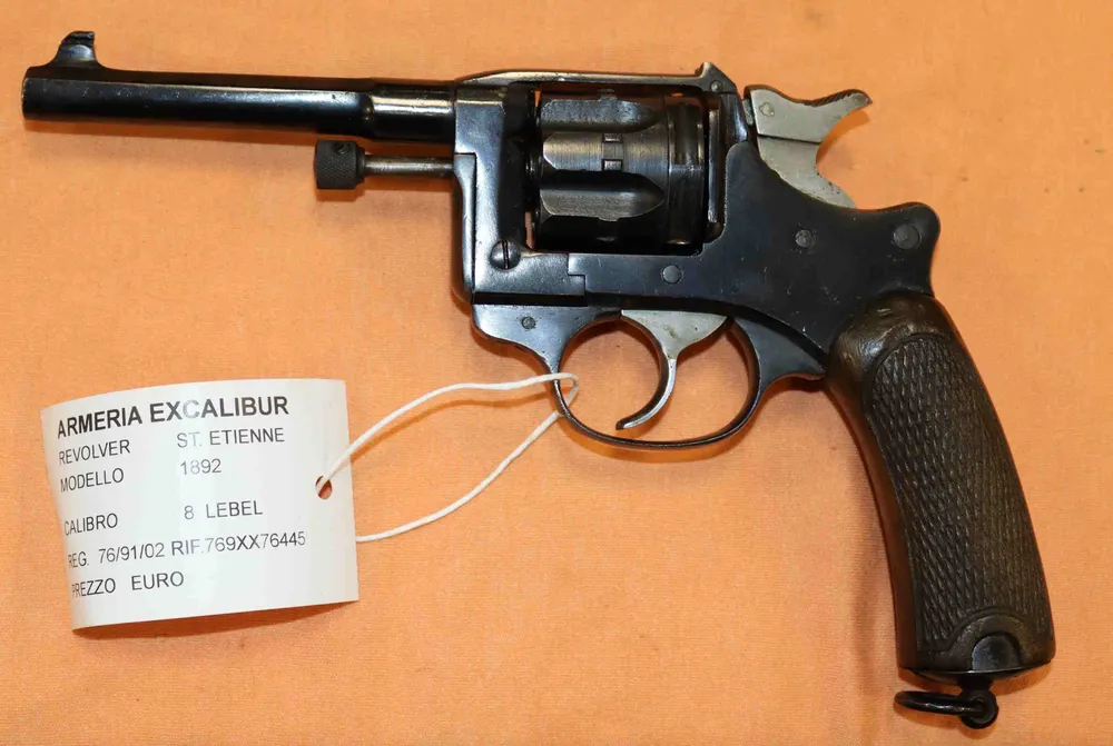 Revolver Saint Etienne Modello 1892 Calibro 8 Lebel
