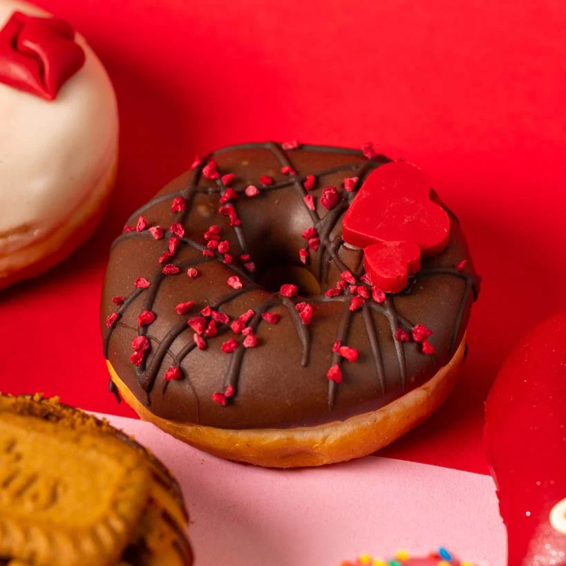 "Saint-Valentin Vegan" coffret cadeau de donuts (VG)