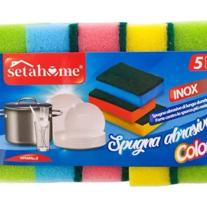 SPUGNA CUCINA CLASSICA - 5PZ 10X7X3CM