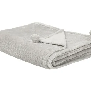 Blanket SAITLER 200 x 220 cm Light Grey