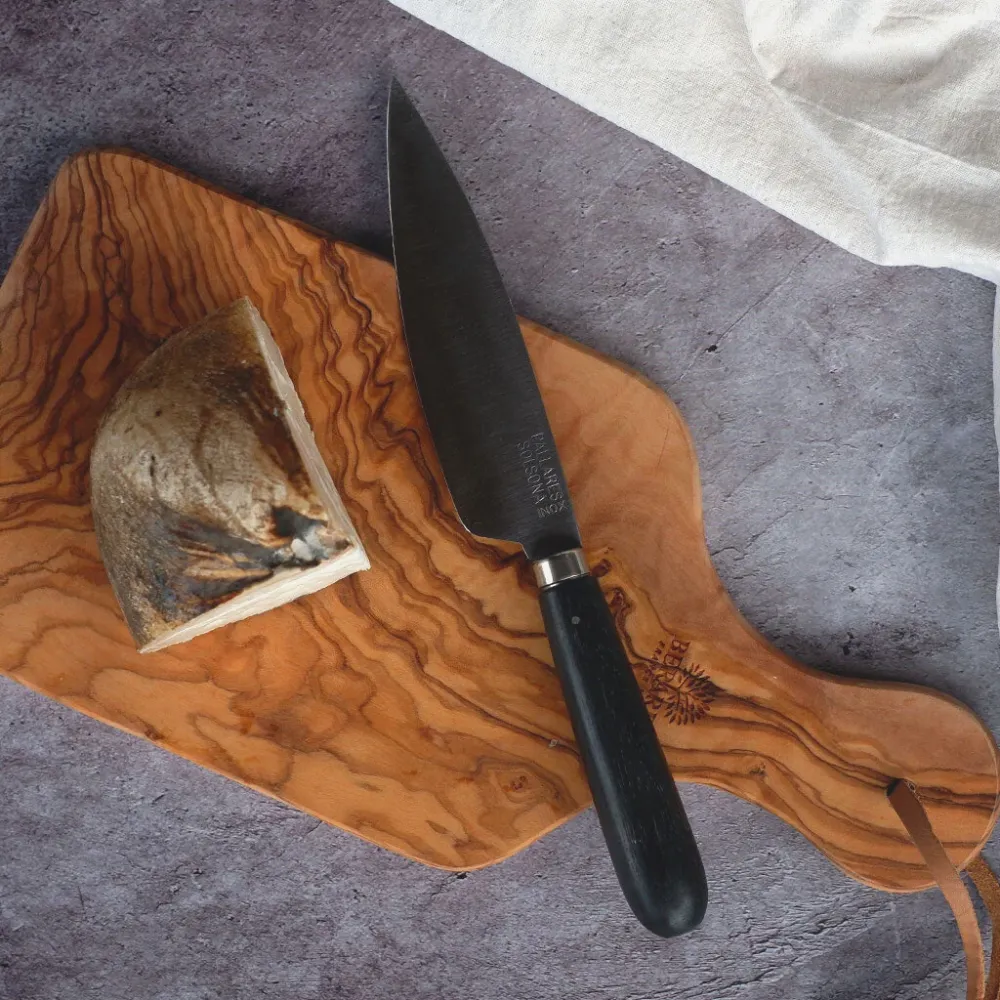 Coltello da cucina con manico bombato Ebano Pallarès