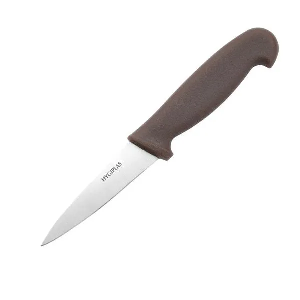 Coltello da cucina Hygiplas 8cm marrone C840