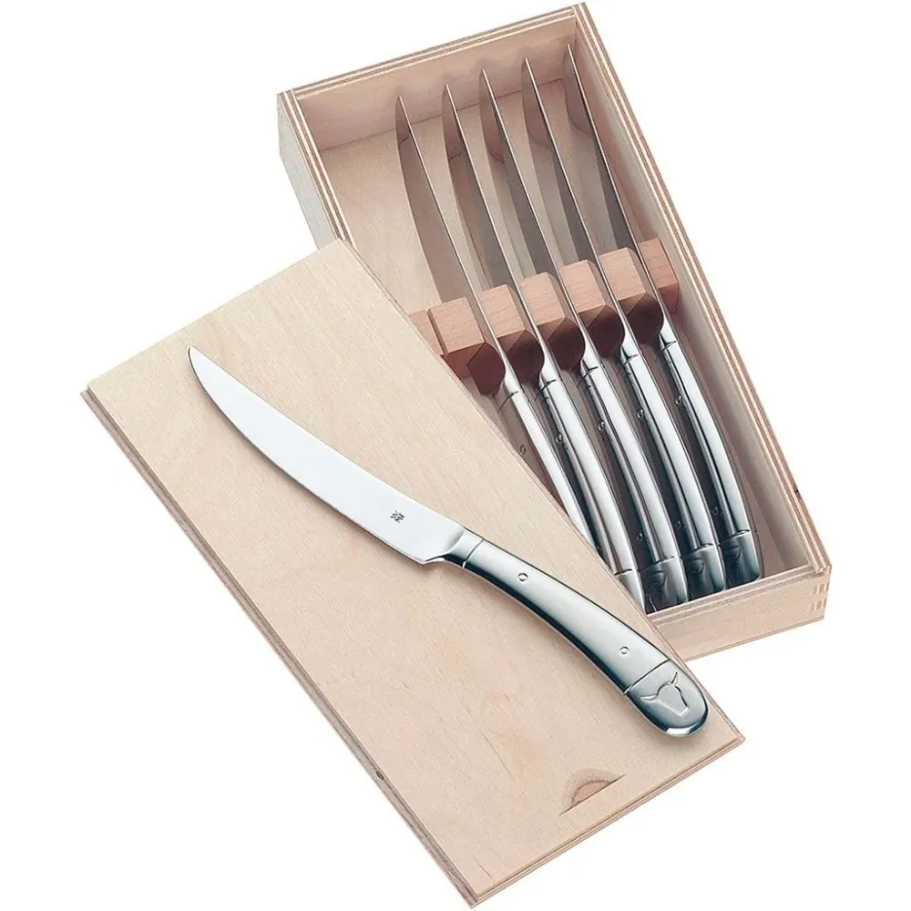 Inossidabile Professionale Juego 6 coltelli Steak WMF