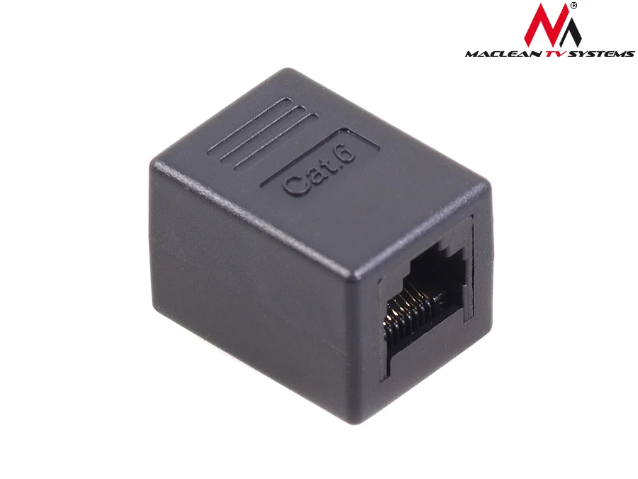 Posate da Dessert Maclean MCTV-811 Coupler RJ45 Network Cable Joiner