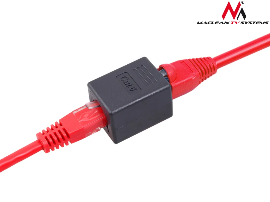 Posate da Dessert Maclean MCTV-811 Coupler RJ45 Network Cable Joiner