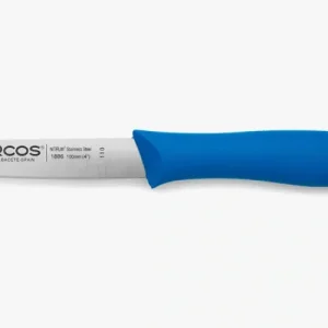 Coltello Spelucchino Colore Blu Serie Nova 100 mm con Custodia Protettiva