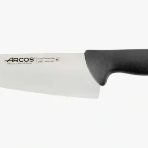 Coltello da cucina colore nero Serie 2900 da 200 mm con Affilatore Integrato