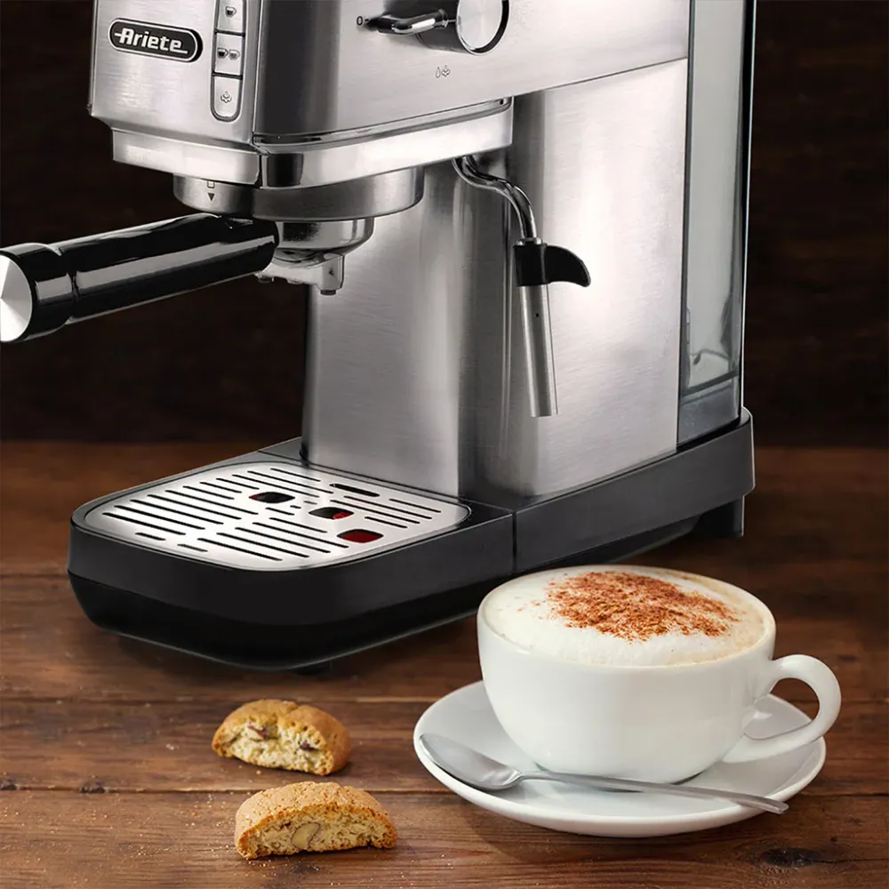 Caffettiera Espresso Ariete metallo Slim per caffè macinato