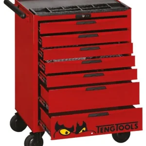 Cassetta degli attrezzi Teng Tools 26" PRO Cabinet FOAM 333 pezzi rosso TCMME11A