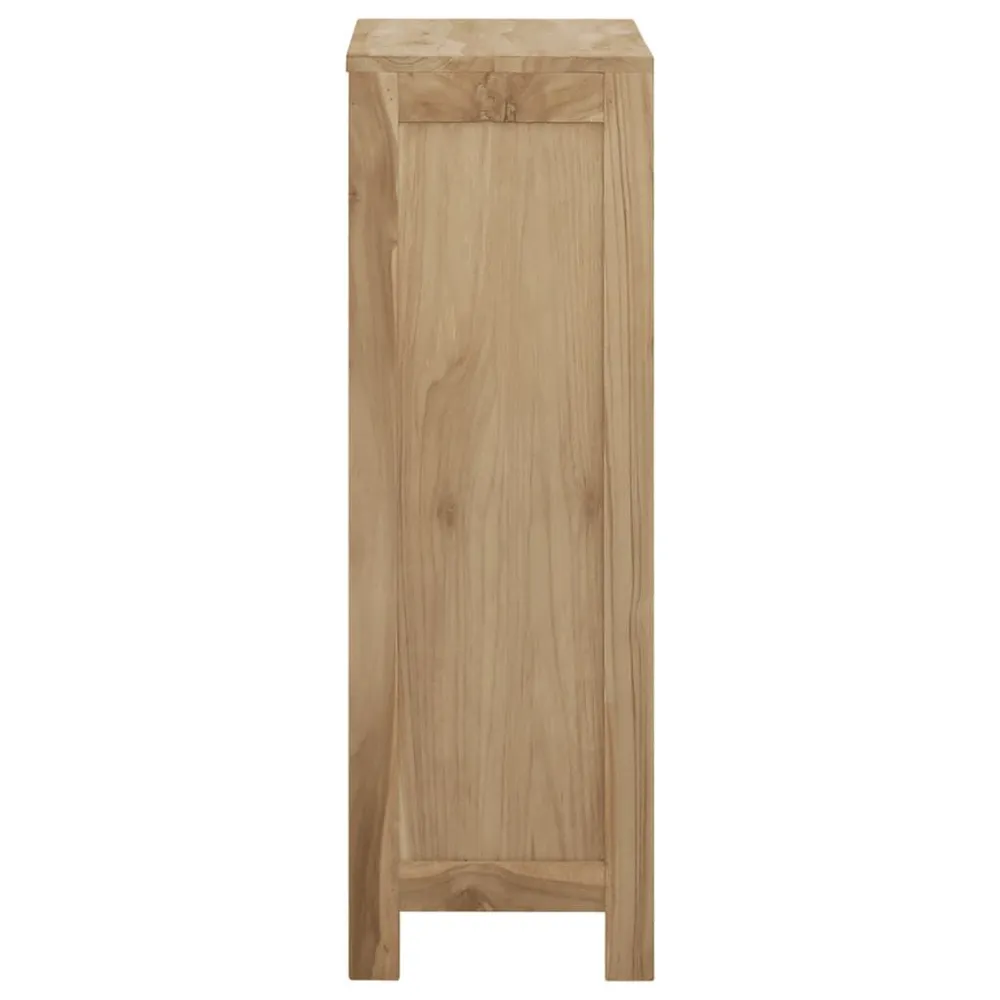 Cassettiera 55x30x90 cm Legno Massello di Teak