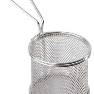 Cestello per servire APS Ø 9 cm altezza: 85 cm manico 9 cm acciaio inossidabile -PORTA SNACK- 40601