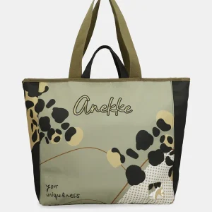 Borsa mare Anekke grande capiente con doppi manici e chiusura con zip