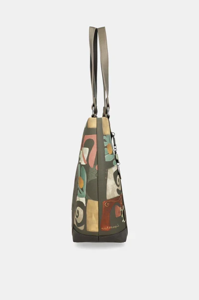 Borsa shopper donna Anekke con manici lunghi e tasca esterna