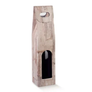 1 bottiglia f.to 90x90x385mm wood