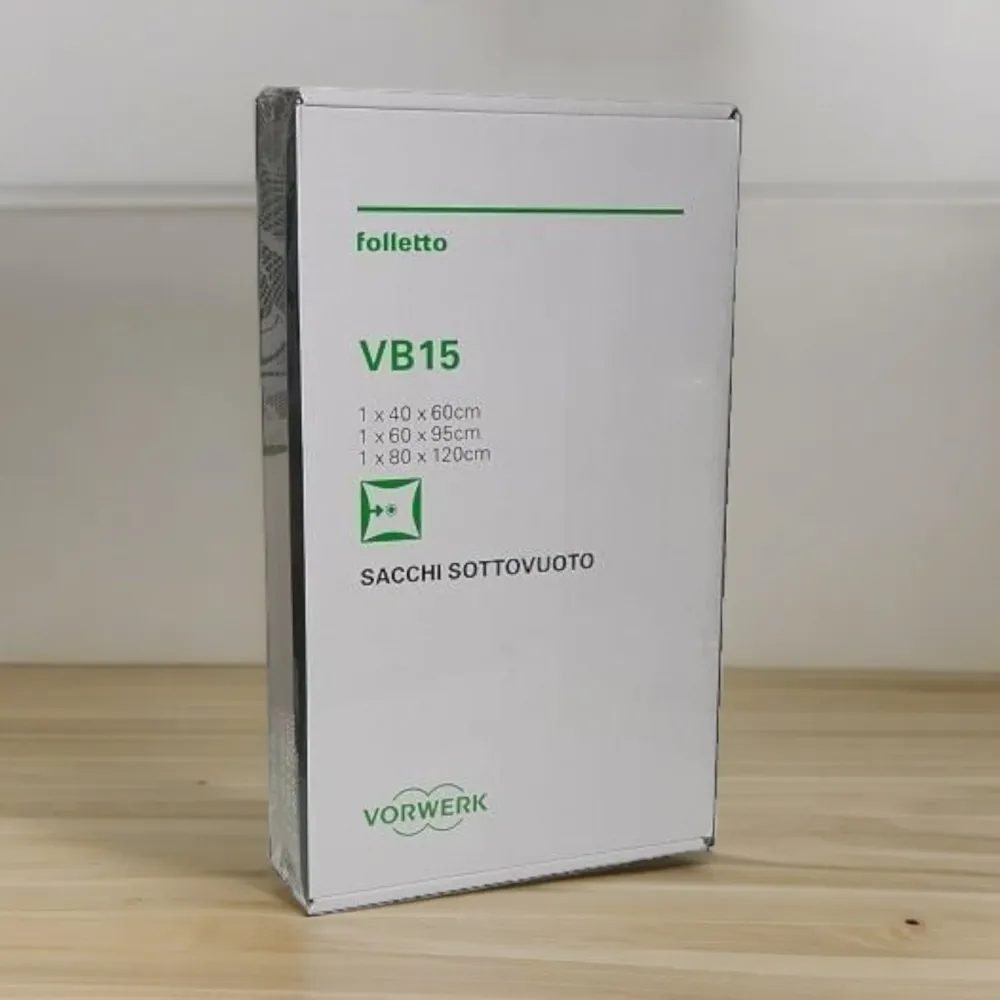 3x Sacchi Sottovuoto VB15 Originale Vorwerk Folletto