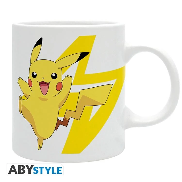 ABYSTYLE TAZZA POKEMON: "LOGO & PIKACHU" CERAMICA BICCHIERE CON MANICO 320 ML