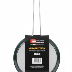 Accademia Mugnano Girafrittata Ø 24cm | Padella per Frittate e Omelette Doppia | Antiaderente Salus Hard System | 100% Mad...