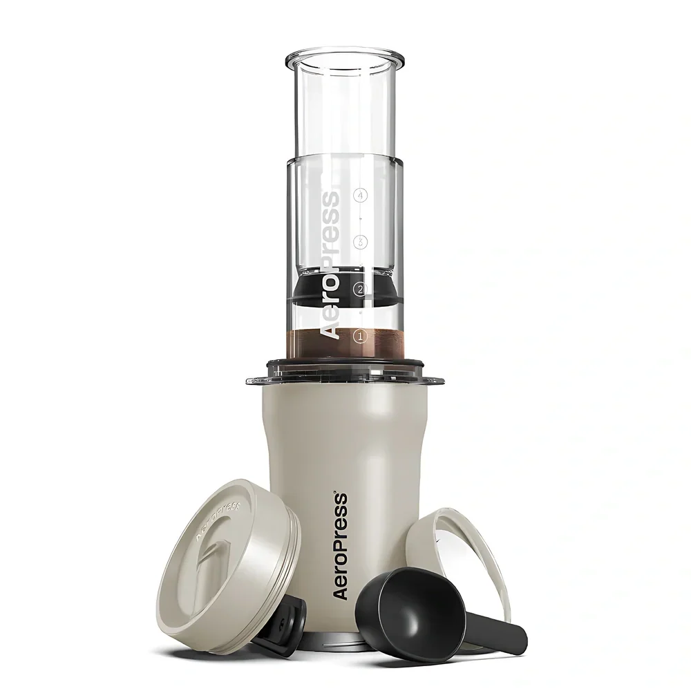 AeroPress Go Plus Creme Sistema di Viaggio