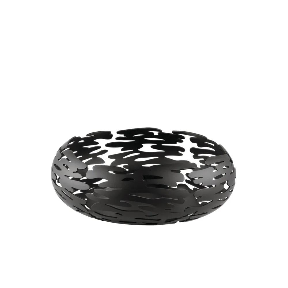 Alessi Barknest Cestino Portafrutta - Centrotavola, Nero