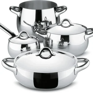 Alessi Batteria Pentole 7 pezzi Mami SG100S7