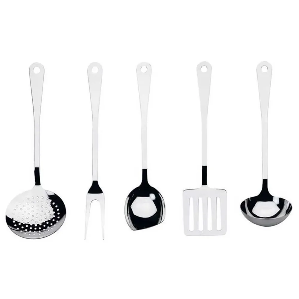 ALESSI Set Mestoli Da Cucina Acciaio Inossidabile 18/10 - AJM19S5L