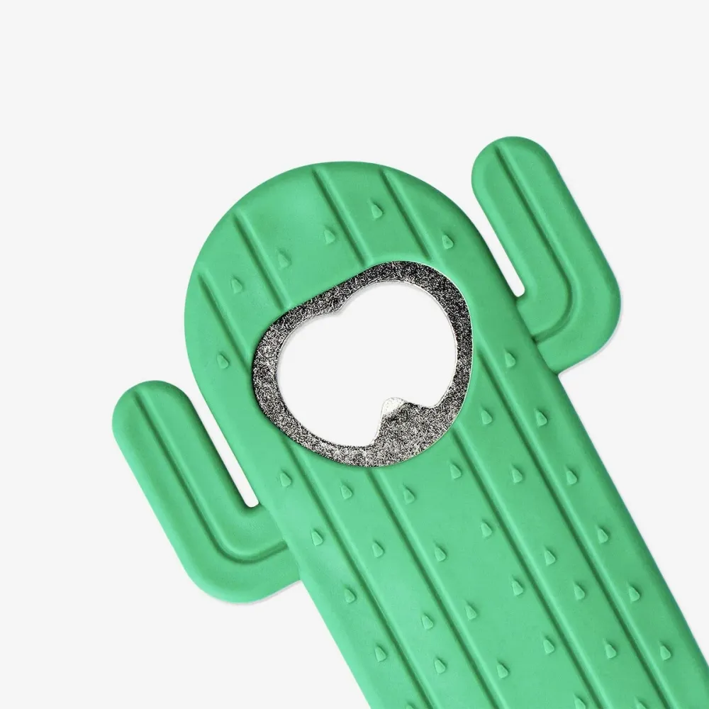 Apribottiglie con cactus verde