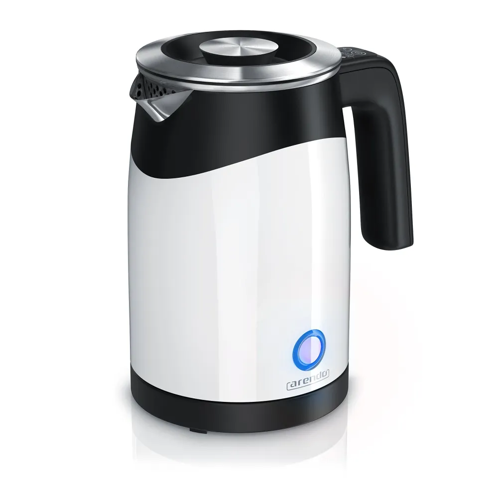 Arendo - Bollitore elettrico da mezzo litro modello Single - 1/2 Lt, Bianco