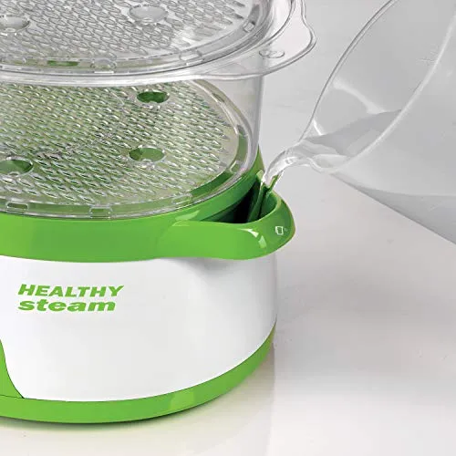 Ariete 911 Healty Steam Vaporiera Elettrica con Timer 60’, 3 Cestelli,...