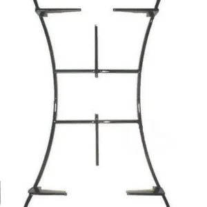 ARISTON GRIGLIA CUCINA 2 FUOCHI SMALTATA NERA CENTRALE CM.43,5 X 23,8 P 0279