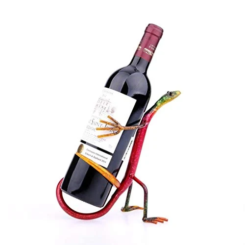 Arredamento di Cucina Titolare LGMIN Leone Vino scaffale di Metallo Scultura Decorazioni Pratica Crafts Interni Nuovo Prod...