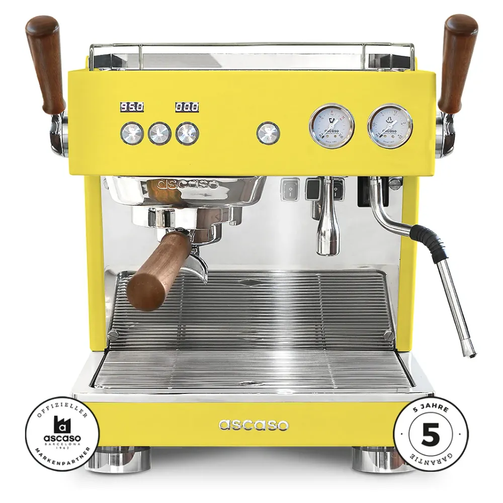 Ascaso Baby T Plus con Flowcontrol Giallo
