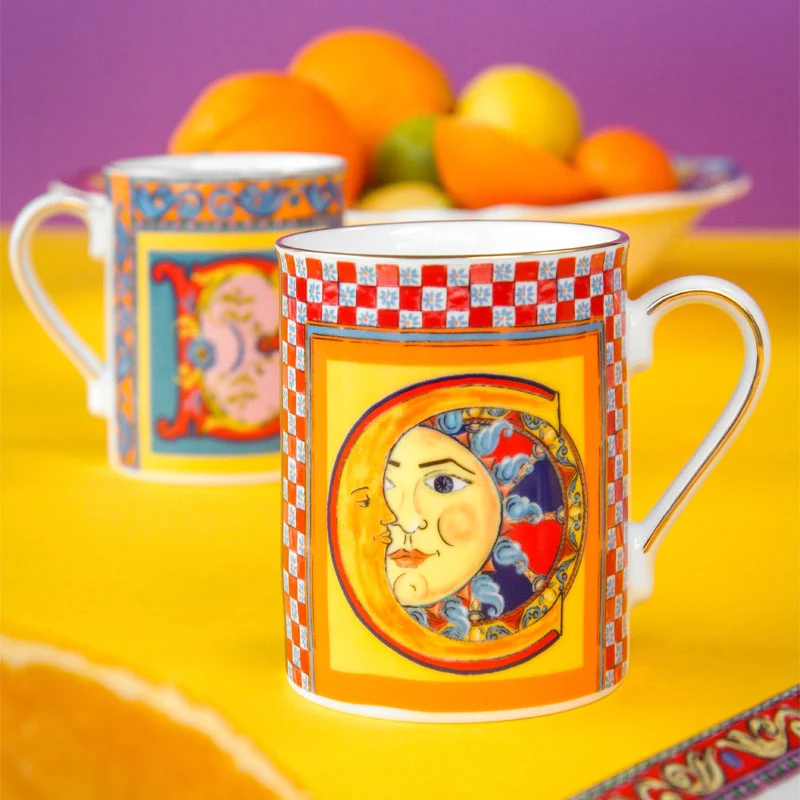 Baci Milano Mug Porcellana Ortigia Lettera B