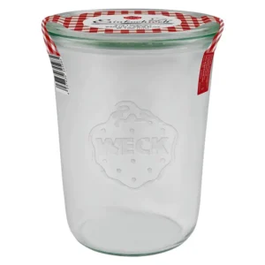 Barattolo per conserve WECK forma di architrave con coperchio vetro 850 ml ø 100 mm