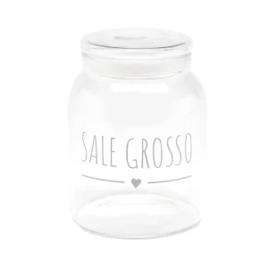 Barattolo vetro borosilicato *Sale grosso* 1300 ml
