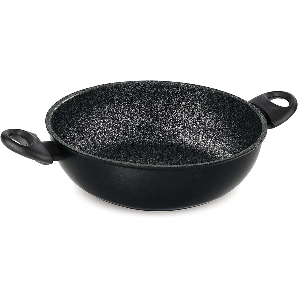 BARAZZONI Tegame 2 Manici Cm 28 Granitica Extra Induction - 8551040288410