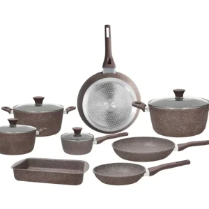 Batteria da cucina linea grancuci roy - la confezione comprende 12 pezzi