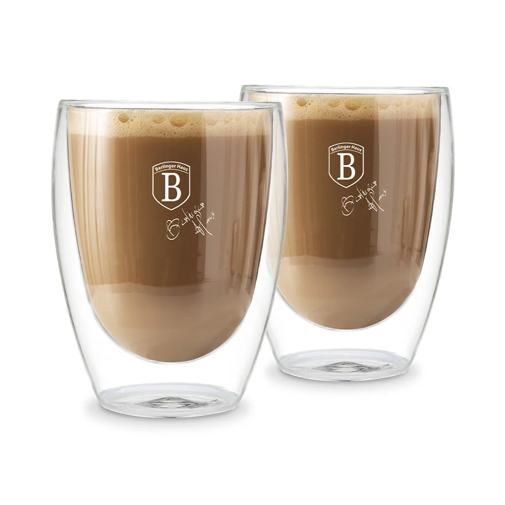 Berlinger Haus Küchenbarf House Coffee Glass 300 ml Set senza manico