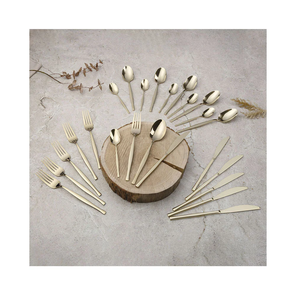 Berlinger Haus Posate Set Haus 24 Posate parziale Set Champagne Leonardo Collection