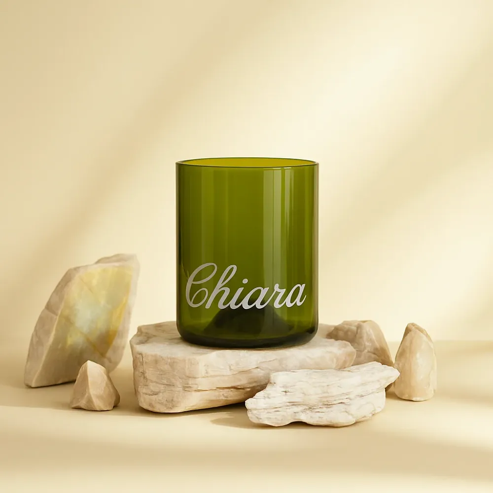 Bicchiere con personalizzazione