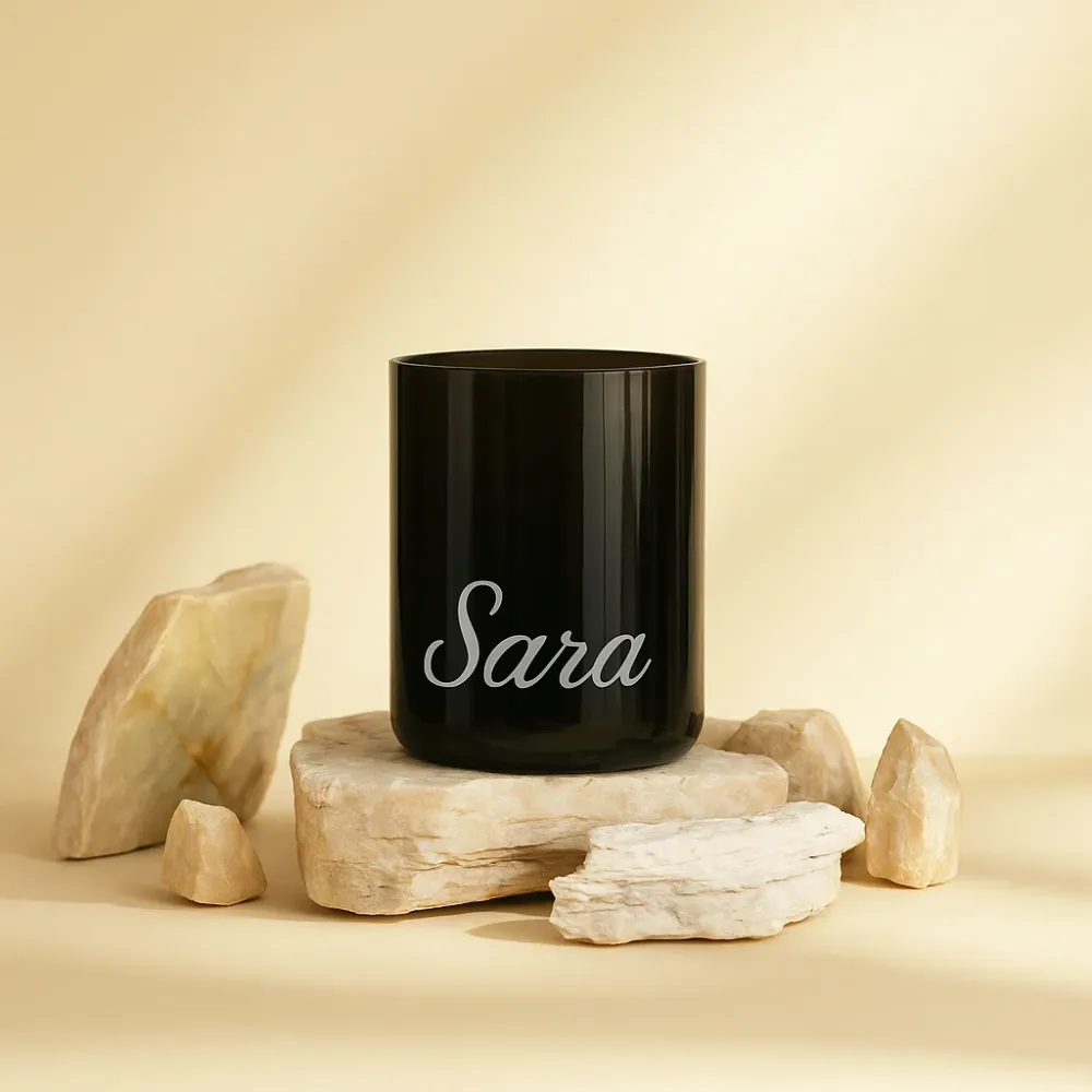 Bicchiere con personalizzazione