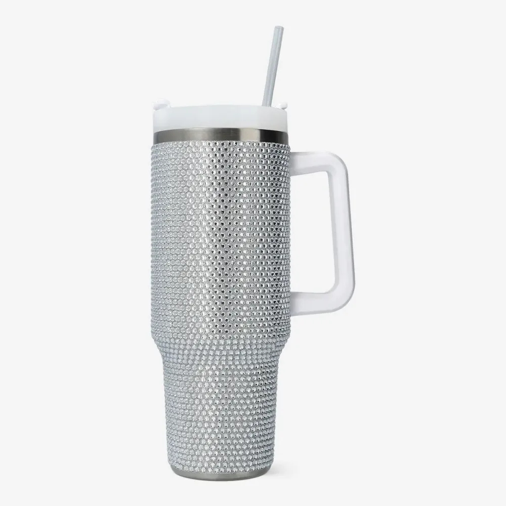 Bicchiere con pietre scintillanti - 1200 ml