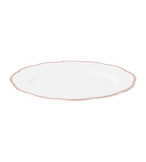 Bitossi Home Petalo Piatto portata bordo smerlato Rosa